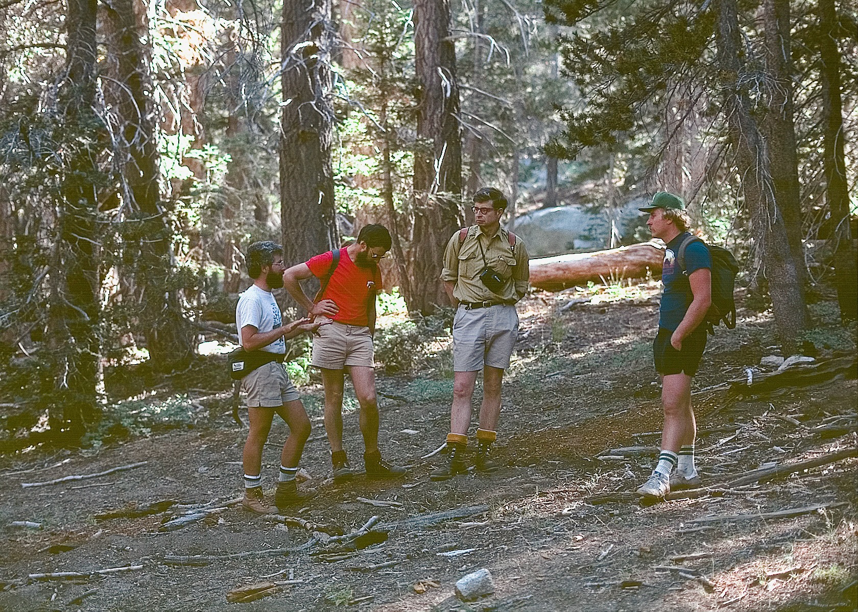 Wilderness management discussions with Dave Van Cleve, state park wilderness ranger