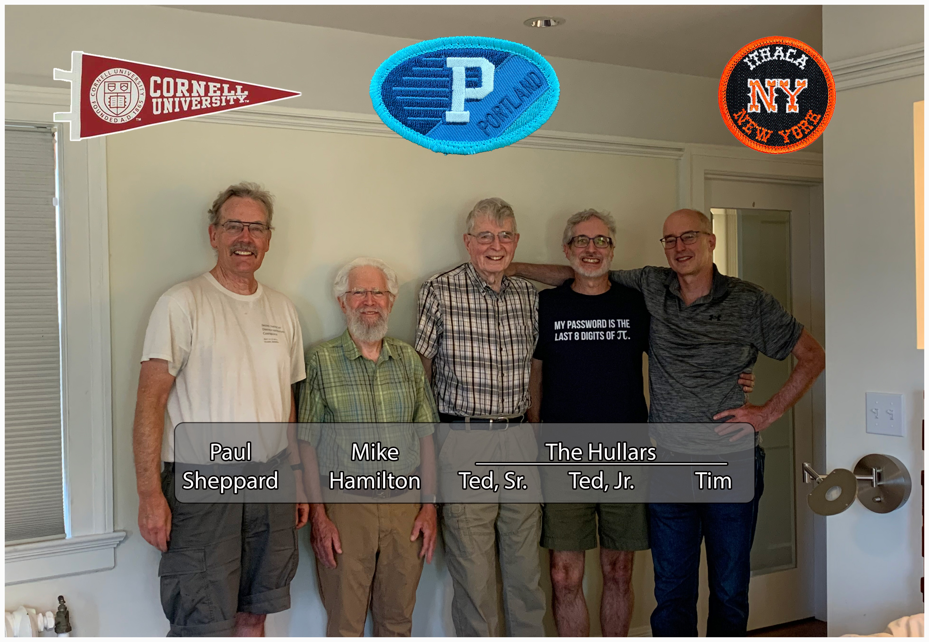 Paul Sheppard, Mike Hamilton, Ted Hullar, Ted Hullar Jr., Tim Hullar, Portland, Oregon