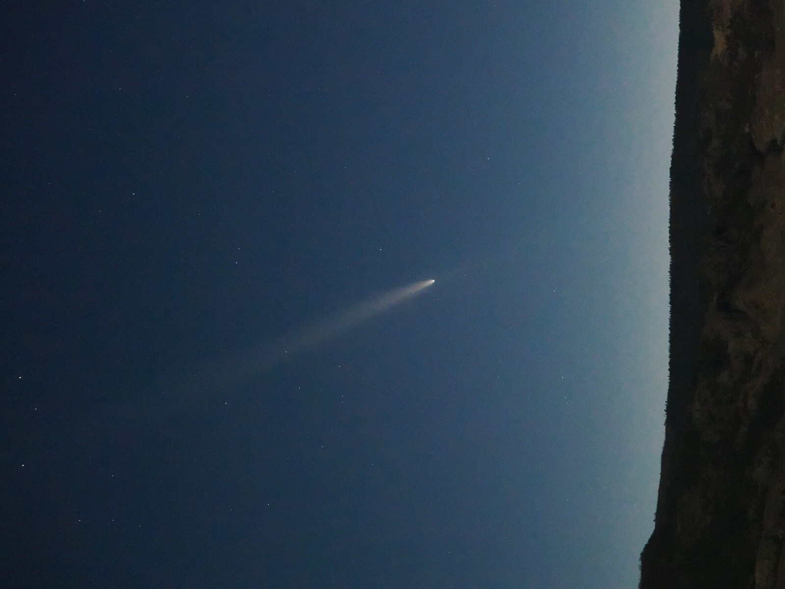 Comet C/2023 A3 (Tsuchinshan–ATLAS) from Summer Lake, Oregon